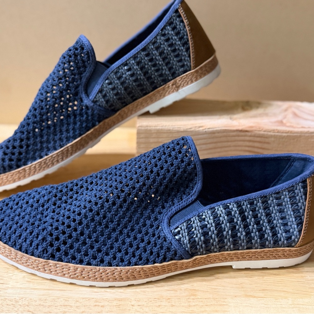 Aldo Men's Blue Slip-On Shoes Size 13